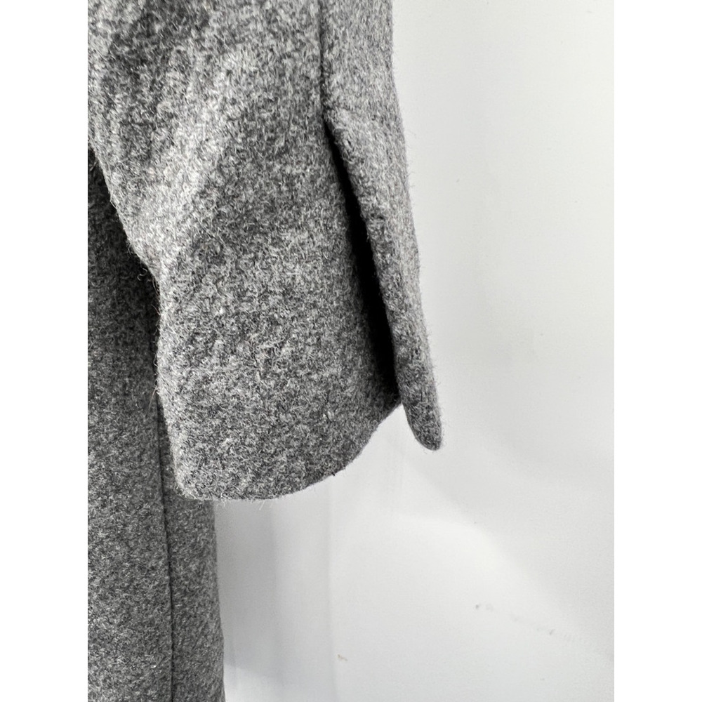 Zara Grey Structured Coat Jacket Grey Size Xs Poc… - image 7